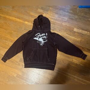 Fender Brown Hoodie women’s size small